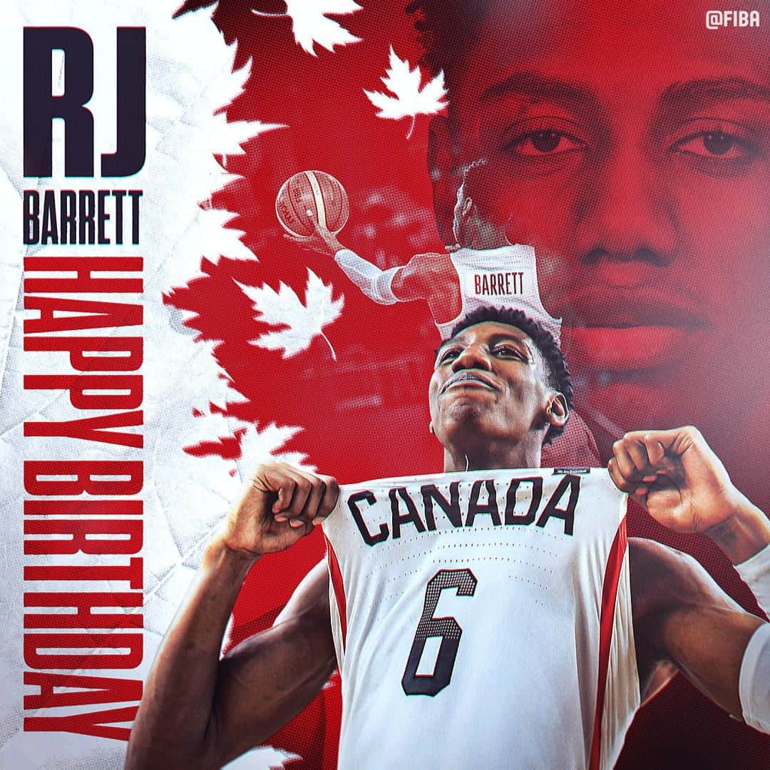 FIBAさんのインスタグラム写真 - (FIBAInstagram)「#HappyBirthday to 2017 #FIBAU19 Basketball World Cup  MVP, @RJBarrett! 🎉🇨🇦」6月14日 20時24分 - fiba