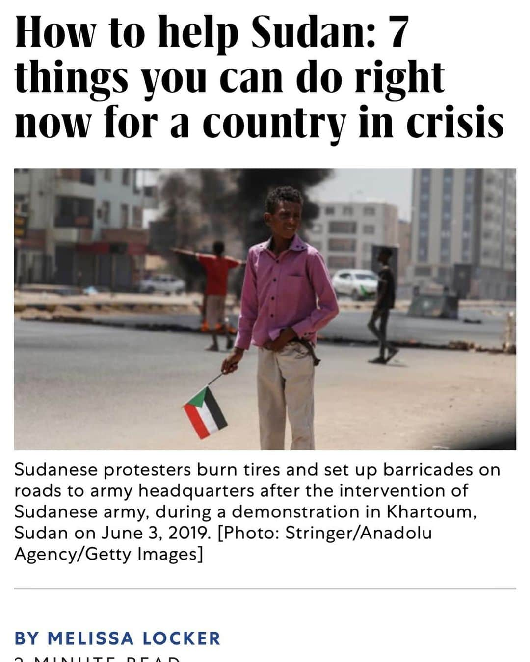 Kelly McCrearyさんのインスタグラム写真 - (Kelly McCrearyInstagram)「There are horrors taking place in Sudan right now. Please hit the link in my bio to get informed and take action.」6月14日 20時30分 - seekellymccreary