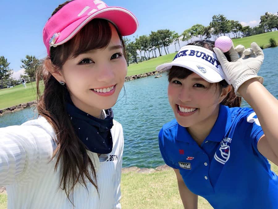 西村いちかさんのインスタグラム写真 - (西村いちかInstagram)「昨日は若洲ゴルフリンクスへ！ 都内でゴルフができるなんて知らなかったー！ 最近仲良くさせてもらってるゴルフ友達のあずあず🥰 昨日のゴルフも楽しかったー！！ #golf #ゴルフ女子 #selfie」6月14日 21時19分 - ichika_nishimura