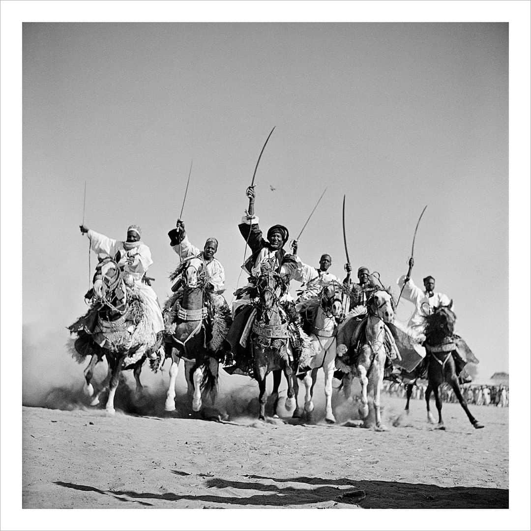 Magnum Photosさんのインスタグラム写真 - (Magnum PhotosInstagram)「“In Fort Lamy, Chad, Hausa chieftains in the entourage of Sultan Kesser demonstrate their superb horsemanship in what is known as ‘Fantasia.’ . To capture this unique moment, George had to lie down with his Rollie and the horsemen would pass over him, evidence of his commitment to an image.” - Jonathan Rodger, son of George Rodger . Buy this estate stamped print for $100, before the sale ends at midnight EST today, Friday June 14. Link in bio. . PHOTO: N'Djamena (formerly Fort-Lamy), Chari-Baguirmi, Chad. 1941. . © #GeorgeRodger/#MagnumPhotos . #Obsessions #MAGNUMSQUARE」6月14日 21時30分 - magnumphotos