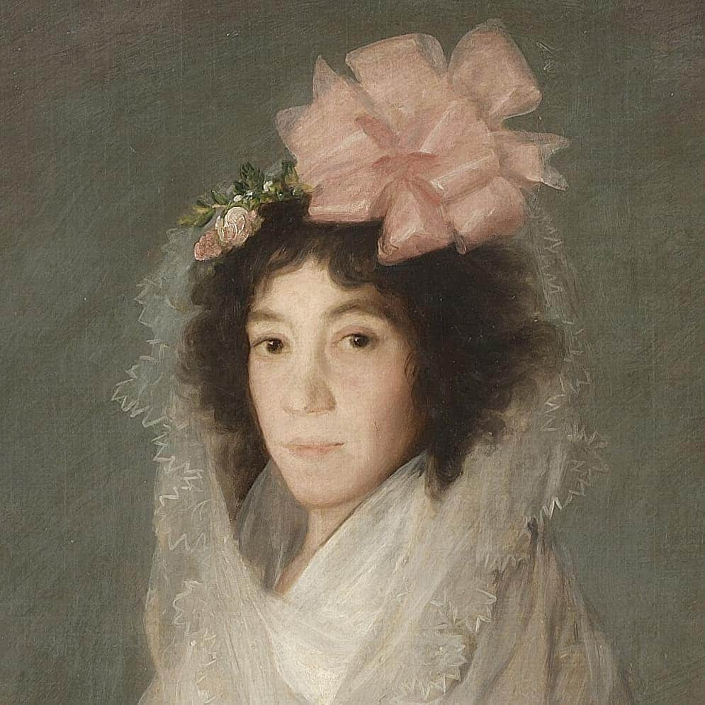 ルーブル美術館さんのインスタグラム写真 - (ルーブル美術館Instagram)「. 🇫🇷 Le vendredi c’est #LaModeAuLouvre ! - 🎨 Sur ce tableau de Goya (1746 - 1828), la comtesse del Carpio, marquise de la Solana porte une robe noire à basquine inspirée d’un style rural et naturel à l’anglaise. Cette robe simple est accompagnée de fines chaussures en pointe à petit talon. La sobriété de cet habit est accentuée par l’extravagance de ces chaussures, qui sont décorées avec des boucles, de la broderie ou des pierres précieuses. - 🎀 Le délicat châle de gaze blanc immaculé souligne le visage pâle, fier malgré la maladie qui s’y lit. Ce châle est assorti avec une étonnante fleur dans ses cheveux, formée de grosses coques de ruban rose pâle, qui semble être une concession à la mode du temps. - 👀 Cet habit est souligné par le fond neutre, évanescent, clairement inspiré de la tradition vélasquienne. En l’absence d’aucun autre repère visuel, ce fond oblige le spectateur à soutenir le regard de la modèle aux portes de la mort. - 📍 Aile Sully, salle 660. - - - - 🌍 It’s #FashionFriday at the Louvre! - 🎨 On this painting made by Goya (1746 - 1828), The Countess del Carpio, Marquesa de La Solana wears a black dress with a Basquine (bodice) inspired by a rural and natural English style. This simple dress is accompanied by thin pointy shoes with small heels. The sobriety of this outfit is enhanced by the extravagance of these shoes, which are decorated with buckles, embroidery or precious stones. - 🎀 The delicate shawl of immaculate white gauze highlights the pale face, yet proud despite the signs of illness. This shawl matches with a surprising flower in her hair, formed of large shells of pale pink ribbon, which seems to be a concession to the fashion of the time. - 👀 This outfit is underlined by the extreme simplicity of the layout and the gray background reminds of portraits by Velázquez. In the absence of any other visual reference, this background forces the viewer to support the look of a model at the death’s doors. - 📍 Sully wing, room 660. - 📷 © Musée du Louvre, dist. RMN - Grand Palais / Angèle Dequier . . . #MuséeDuLouvre #Louvre #LouvreMuseum #Painting」6月14日 21時34分 - museelouvre