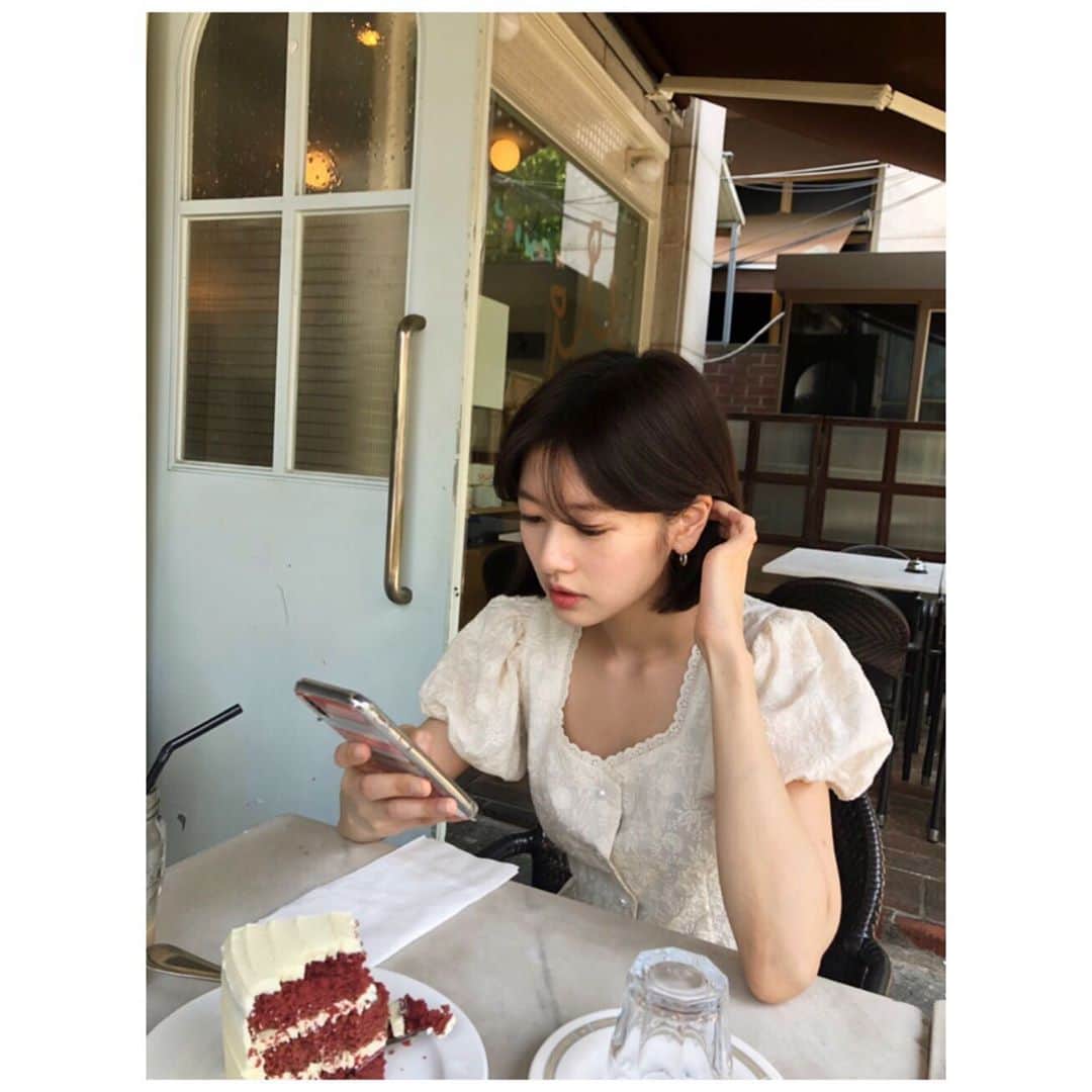チョン・ソミンのインスタグラム：「🍰☕️」