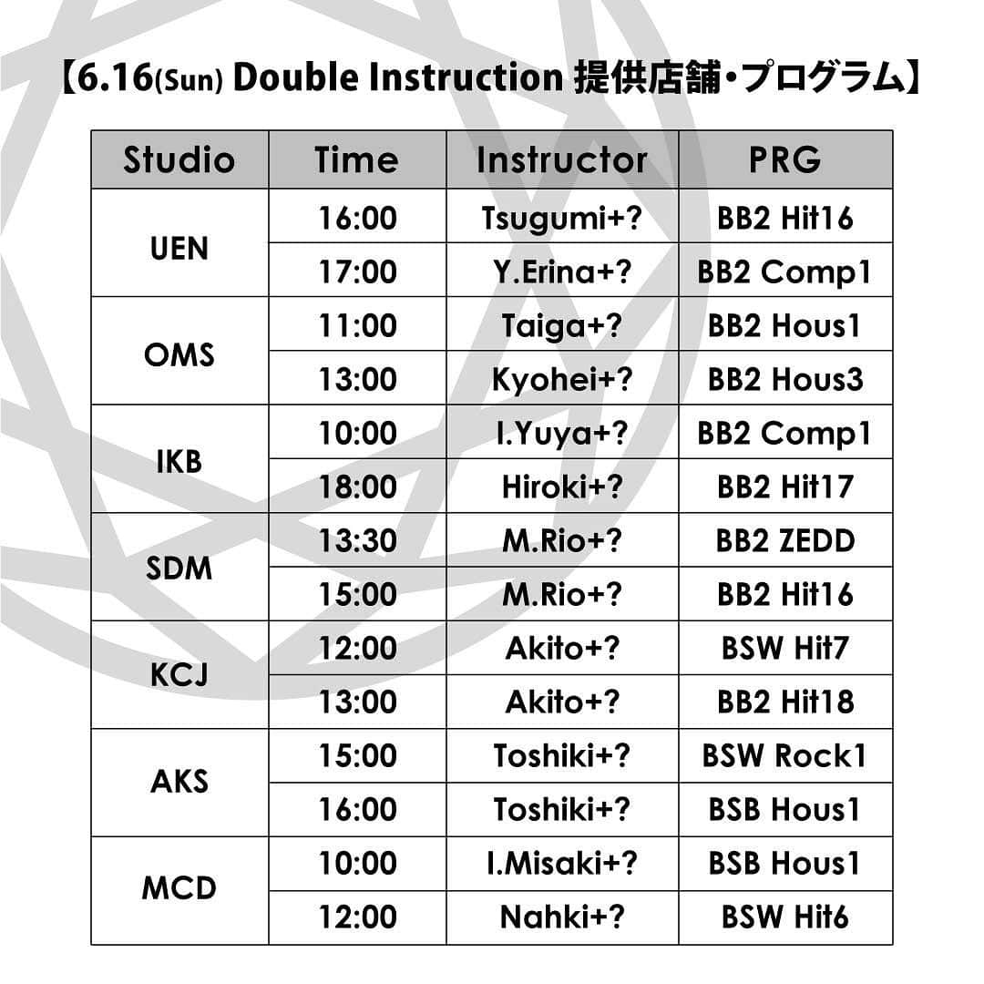 FEELCYCLE (フィールサイクル) さんのインスタグラム写真 - (FEELCYCLE (フィールサイクル) Instagram)「. ​◆Event Information◆ . #FEELCYCLE7周年 を記念して、LUSTER2019出演インストラクターがスタジオに登場！ FEELCYCLISTSのリクエストにお応えし、Double Instructionを実施するレッスンを公開！ . どのインストラクターが登場するかは当日までシークレット！ . 7周年イベントの開催をお楽しみに！ . ※KHM・KBS・HKT・GIF・SKEは実施いたしません。 ※レッスン内容・インストラクターは変更となる場合があります。 . #feelcycle #フィールサイクル #morebrilliant #itsstyle #notfitness #音楽とひとつになる #滝汗 #feel #cycle #mylife #fes #フェス #夏フェス #暗闇バイクフェス #和太鼓 #バイクエクササイズ #イベント #event #幕張メッセ #feelcycleluster #LUSTER」6月14日 22時37分 - feelcycle_official