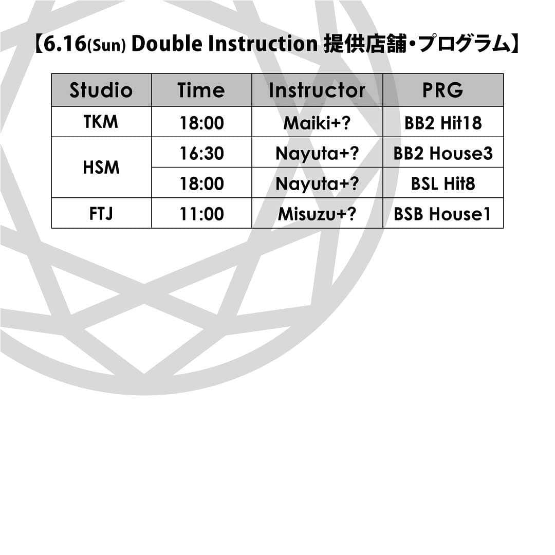 FEELCYCLE (フィールサイクル) さんのインスタグラム写真 - (FEELCYCLE (フィールサイクル) Instagram)「. ​◆Event Information◆ . #FEELCYCLE7周年 を記念して、LUSTER2019出演インストラクターがスタジオに登場！ FEELCYCLISTSのリクエストにお応えし、Double Instructionを実施するレッスンを公開！ . どのインストラクターが登場するかは当日までシークレット！ . 7周年イベントの開催をお楽しみに！ . ※KHM・KBS・HKT・GIF・SKEは実施いたしません。 ※レッスン内容・インストラクターは変更となる場合があります。 . #feelcycle #フィールサイクル #morebrilliant #itsstyle #notfitness #音楽とひとつになる #滝汗 #feel #cycle #mylife #fes #フェス #夏フェス #暗闇バイクフェス #和太鼓 #バイクエクササイズ #イベント #event #幕張メッセ #feelcycleluster #LUSTER」6月14日 22時37分 - feelcycle_official