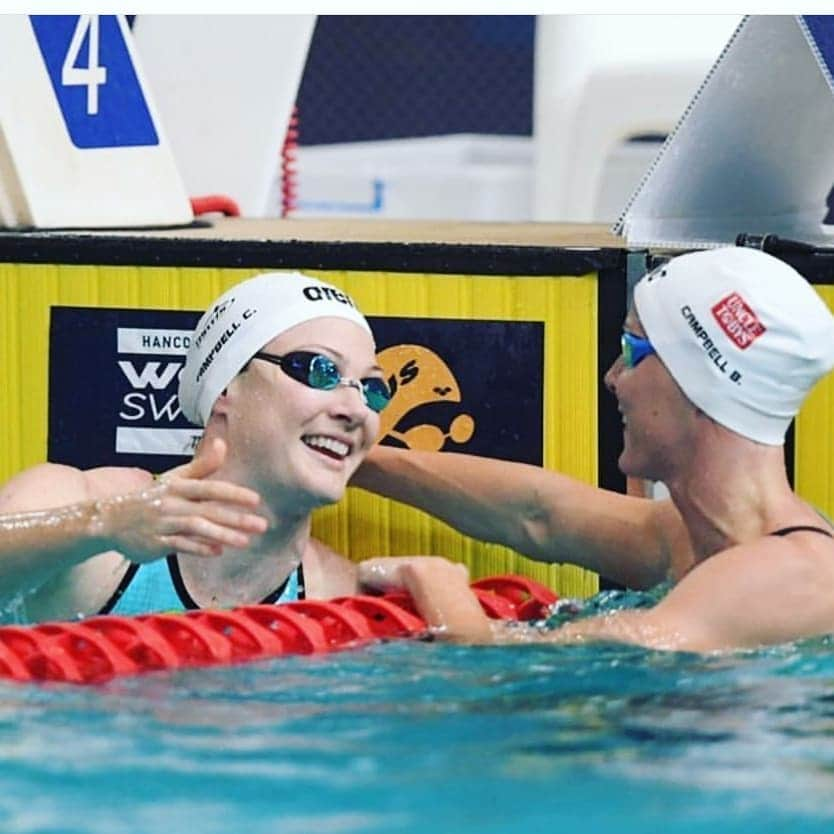 ケイト・キャンベルさんのインスタグラム写真 - (ケイト・キャンベルInstagram)「Tonight marks 8 years of a Campbell 1 & 2 result in the 50m Freestyle. We mix up the order every couple of years to keep it interesting, but I can't wait to race this event together at the World Championships in South Korea! @bronte_campbell #sistersdoingitforthemselves  @dolphinsaus」6月14日 22時33分 - cate_campbell