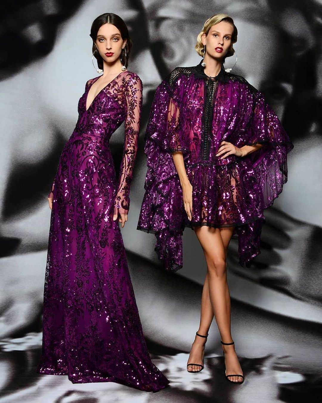 のインスタグラム：「Resort 2020. #glamour #resort2020 #purple」