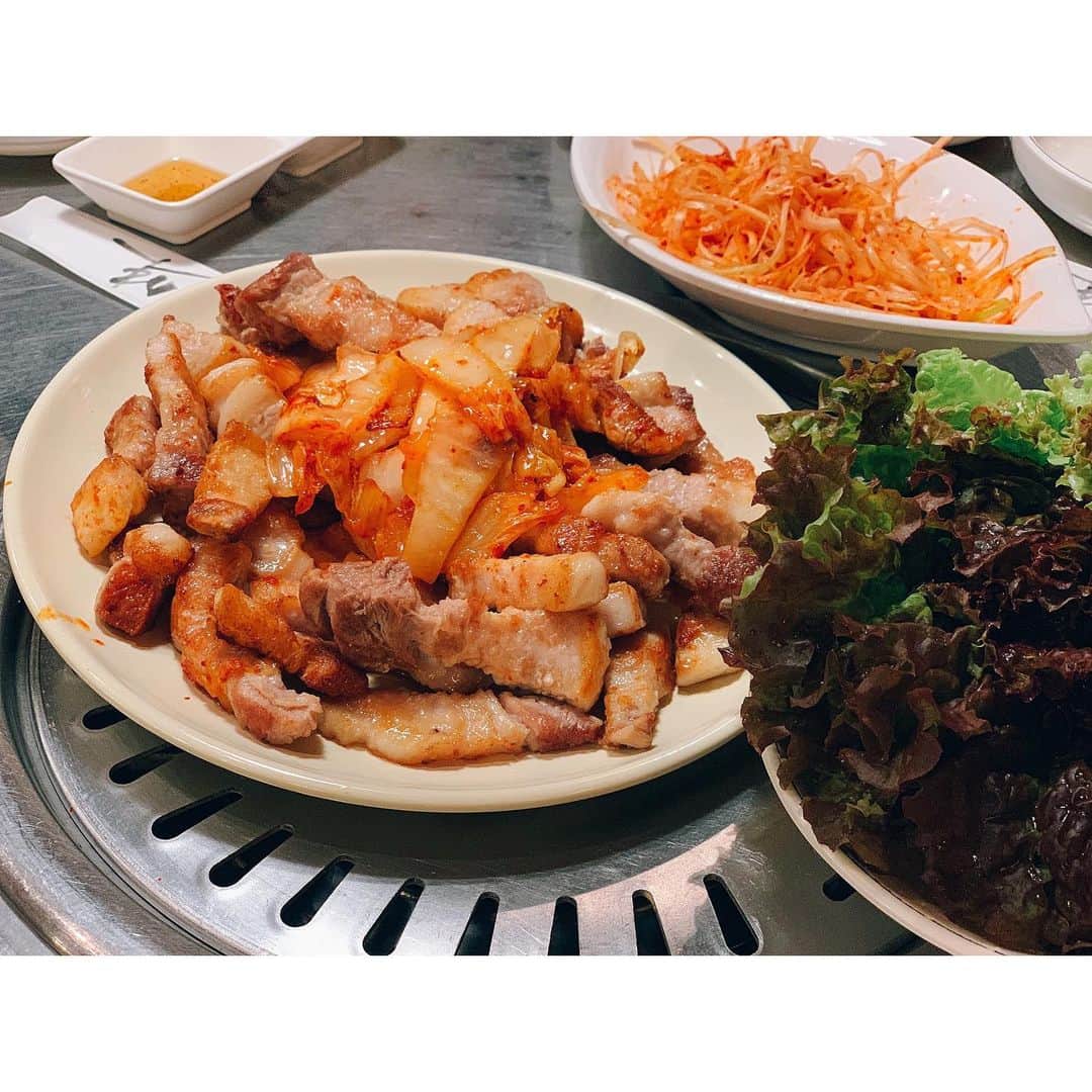 上西星来さんのインスタグラム写真 - (上西星来Instagram)「韓国料理ってうまいよね〜😳 テンション上がるよね〜😳 Seira¨̮♡︎ #韓国料理 #日本だよ #毎日食べたいよー」6月14日 23時33分 - seira_jonishi_tpd