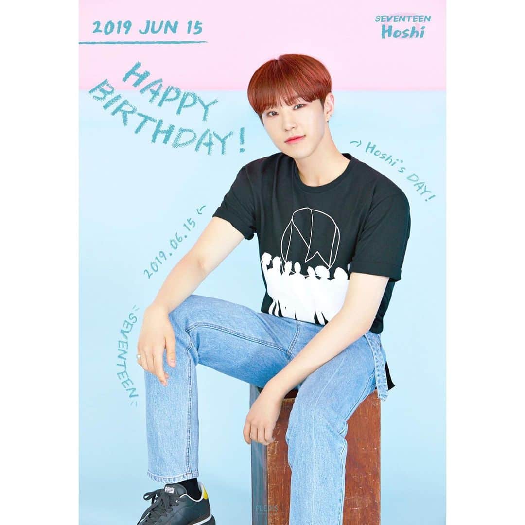 SEVENTEENさんのインスタグラム写真 - (SEVENTEENInstagram)「🐯20190615 HAPPY HOSHI'S DAY🐯  #HAPPY_HOSHI_DAY 🎂  #호시 #HOSHI #SEVENTEEN #세븐틴」6月15日 0時00分 - saythename_17