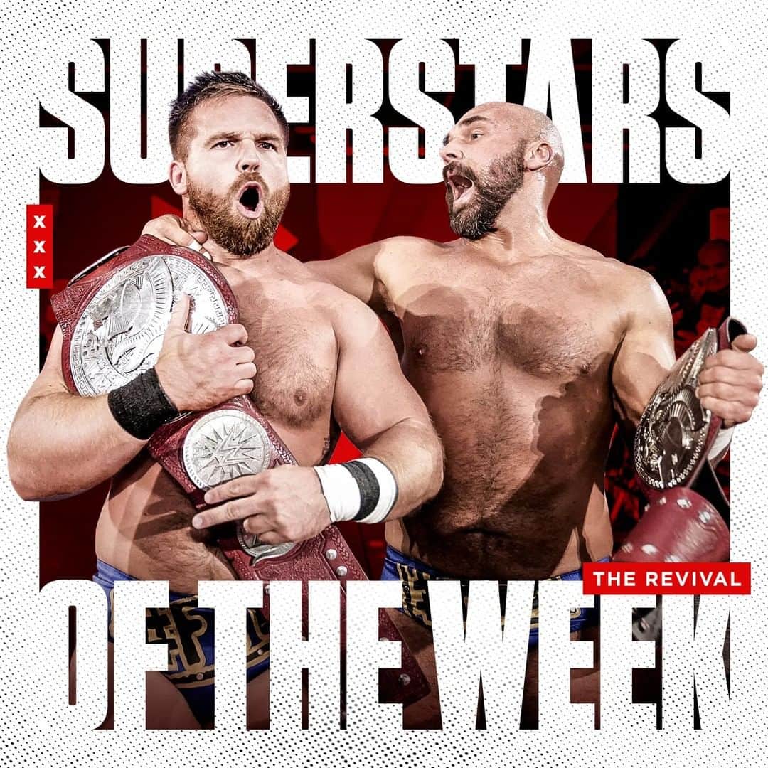 WWEさんのインスタグラム写真 - (WWEInstagram)「You bet we're SAYING YEAH to another #Revival post! Congrats to our #RAW #TagTeamChampions and #SuperstarsOfTheWeek, @scottdawsonwwe and @dashwilderwwe! #ClinkMe」6月15日 1時00分 - wwe