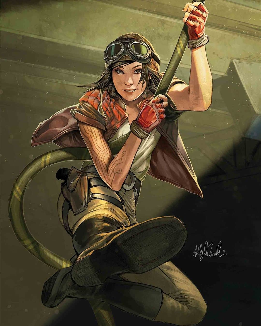 スター・ウォーズさんのインスタグラム写真 - (スター・ウォーズInstagram)「In issue #33 of Doctor Aphra, the clever archaeologist finds herself at the mercy of Rebel High Command. (Cover art by Ashley Witter.)」6月15日 1時35分 - starwars