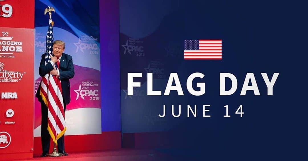 ドナルド・トランプさんのインスタグラム写真 - (ドナルド・トランプInstagram)「#Repost @whitehouse ・・・ Happy Flag Day! 🇺🇸🇺🇸🇺🇸」6月15日 2時04分 - realdonaldtrump