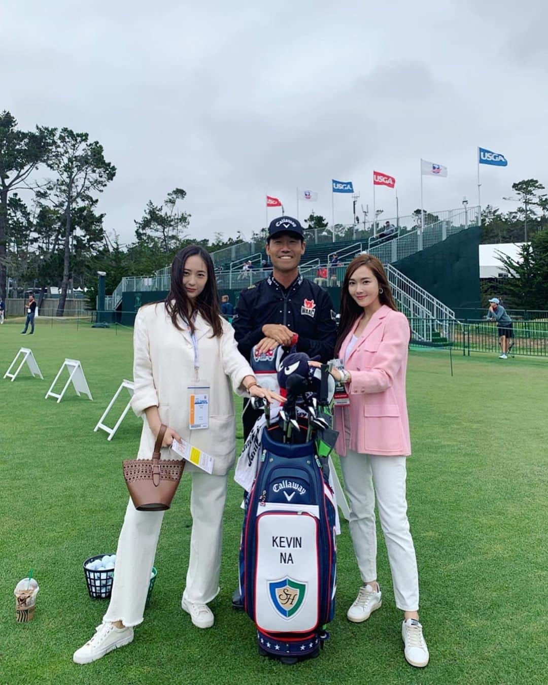 ジェシカ さんのインスタグラム写真 - (ジェシカ Instagram)「Loved our visit to the U.S. Open!⛳️🏌️ @usga @usopengolf #jessicaandkrystal」6月15日 14時16分 - jessica.syj