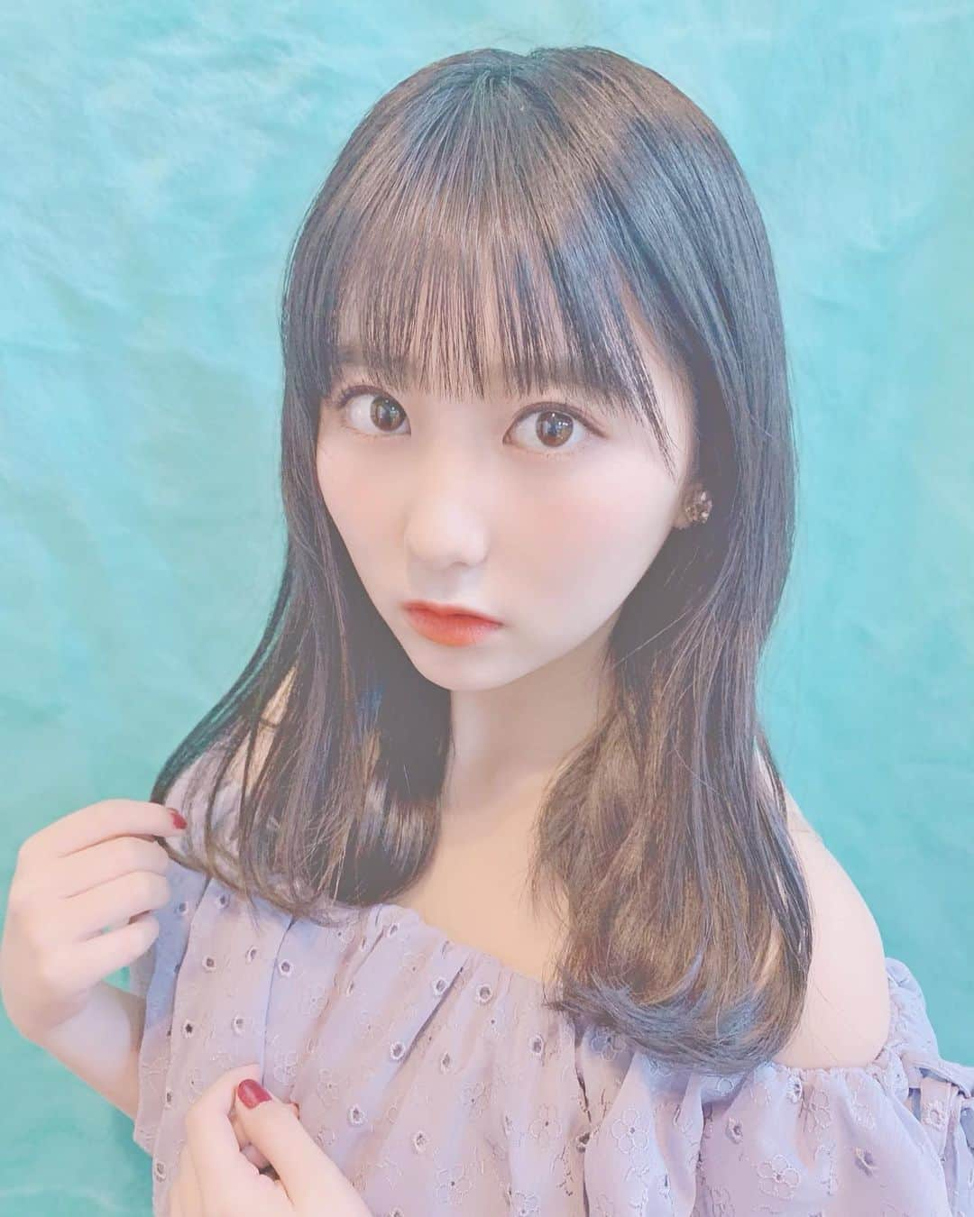 田中美久さんのインスタグラム写真 - (田中美久Instagram)「✂︎✨ . . #髪の毛カットしてから #初投稿 ✂︎ #セミロング #似合うかな」6月15日 14時22分 - mikumonmon_48