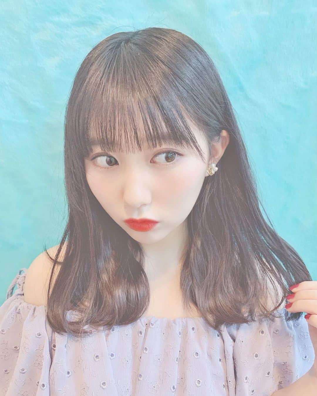 田中美久さんのインスタグラム写真 - (田中美久Instagram)「✂︎✨ . . #髪の毛カットしてから #初投稿 ✂︎ #セミロング #似合うかな」6月15日 14時22分 - mikumonmon_48