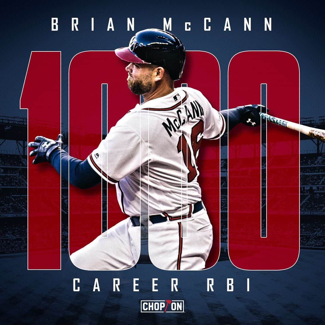 アトランタ・ブレーブスさんのインスタグラム写真 - (アトランタ・ブレーブスInstagram)「Might as well pick up your 1,000th RBI in a walk-off! Congrats BMAC!」6月15日 12時46分 - braves