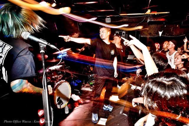 KAI_SHiNEのインスタグラム：「LIVE!LIVE‼︎LIVE‼︎! Today's LIVE→ 06.15 (Sat) @ENOSHIMA OPPA-LA ・Aggressive Dogs a.k.a UZI-ONE ・SHEER TERROR (from NYC) ・Freaky Machine ・山嵐 ・POWBOYZ  pix by @kouki_otsuka  #yamaarashi #live #shonan  #enoshima #local #band #jp」