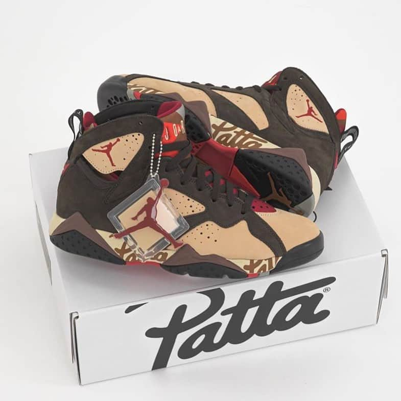 Sneaker News x Jordans Dailyさんのインスタグラム写真 - (Sneaker News x Jordans DailyInstagram)「The Patta x Air Jordan 7 is dropping tomorrow, 6/15 😤 Tap the link in the bio to see who’s getting them #jordansdaily」6月15日 7時06分 - jordansdaily