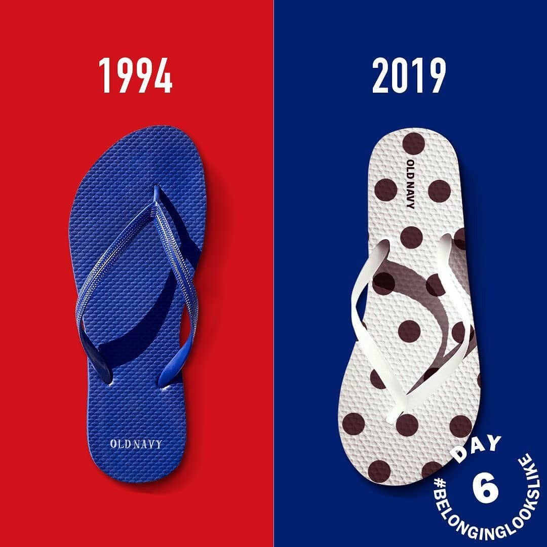 Old Navyさんのインスタグラム写真 - (Old NavyInstagram)「#fbf because #belonginglookslike the world's most popular shoe . btw our famous $1 flip flop day is tomorrow! . #oldnavystyle」6月15日 10時25分 - oldnavy