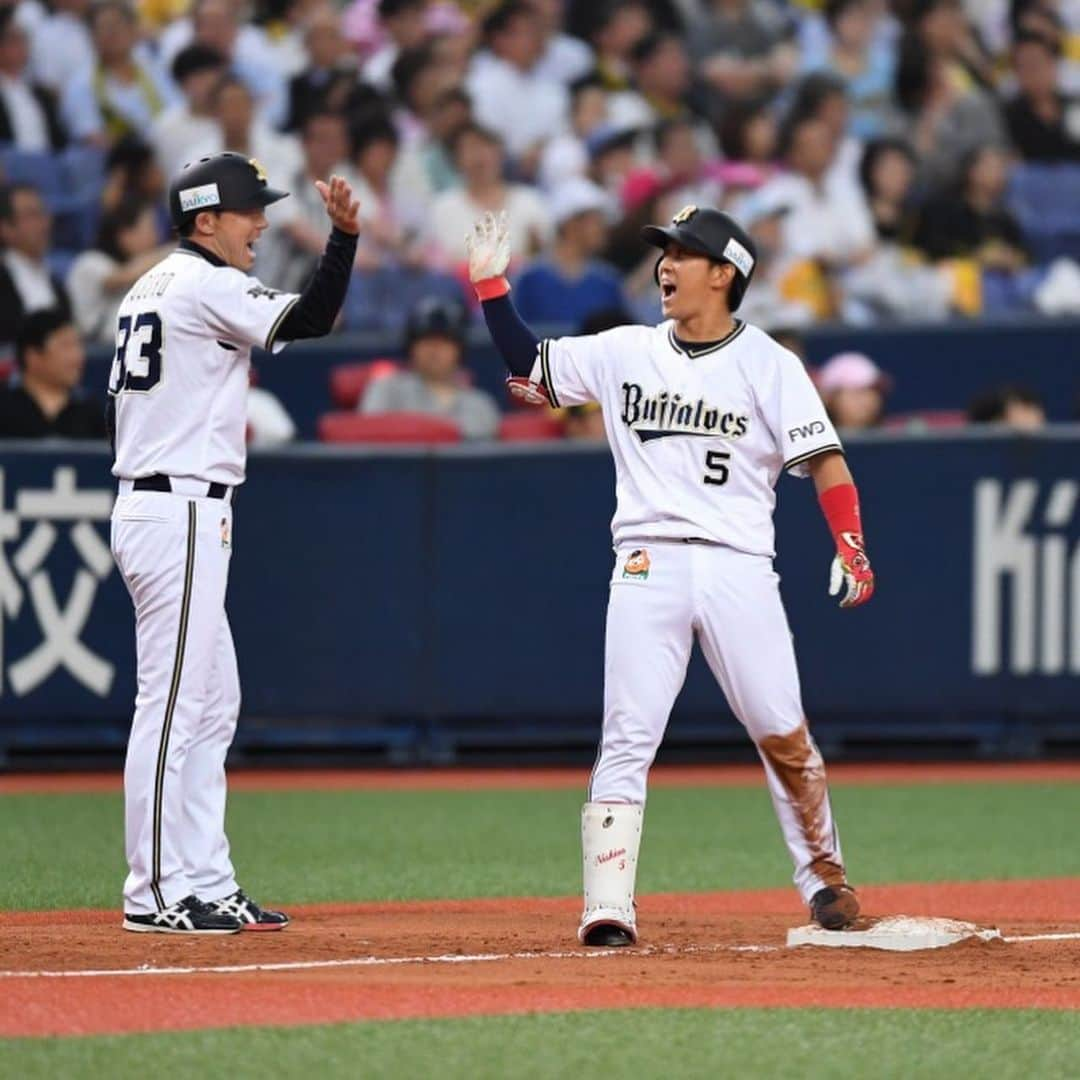 オリックス・バファローズさんのインスタグラム写真 - (オリックス・バファローズInstagram)「#6月14日 #京セラドーム大阪 #阪神戦 #西野真弘 #セパ交流戦 #BeAggressive #超攻撃型 #Bs2019 #buffaloes #baseball #ORIX #プロ野球」6月15日 10時40分 - orix_buffaloes