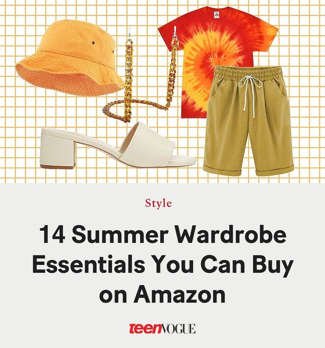 Teen Vogueさんのインスタグラム写真 - (Teen VogueInstagram)「From the perfect mules to an $11 tie-dye shirt, find 14 of the Amazon's best summer staples at the link in bio. ☀️」6月15日 10時55分 - teenvogue