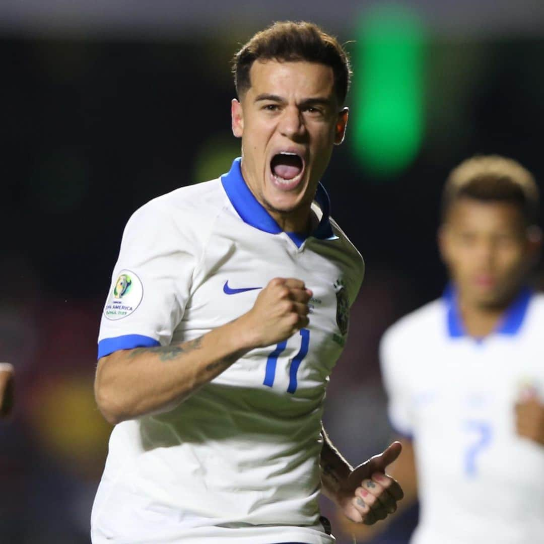 サッカーキングさんのインスタグラム写真 - (サッカーキングInstagram)「. 🇧🇷Começo do festival de futebol! Coutinho scored twice⚽️⚽️ （2019.06.14） . 📷Photo by Alexandre Schneider/Getty Images . #Coutinho #コウチーニョ #ブラジル代表 #Brazil #🇧🇷 #コパアメリカ #CopaAmerica #CopaAmerica2019 #football #futbol #futebol #サッカー #⚽️ #サッカーキング」6月15日 11時59分 - soccerkingjp