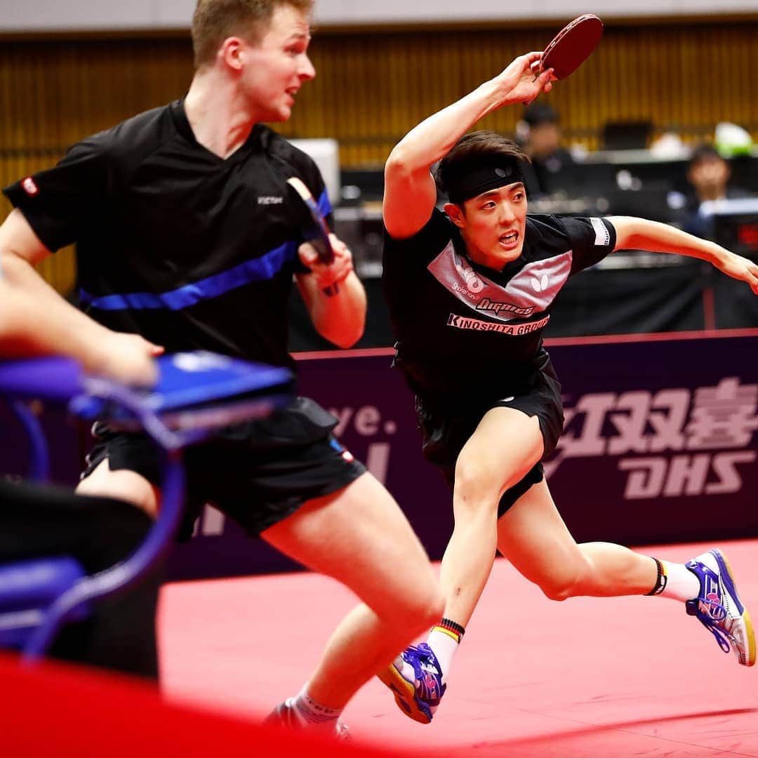 ITTF Worldさんのインスタグラム写真 - (ITTF WorldInstagram)「First World Tour Final for Duda Benedikt & Qiu Dang~ Can they make it their first title against Fan Zhendong & Xu Xin? 🏆🏆 #ITTFWorldTour #2019JapanOpen 🇯🇵🏓」6月15日 12時36分 - wtt