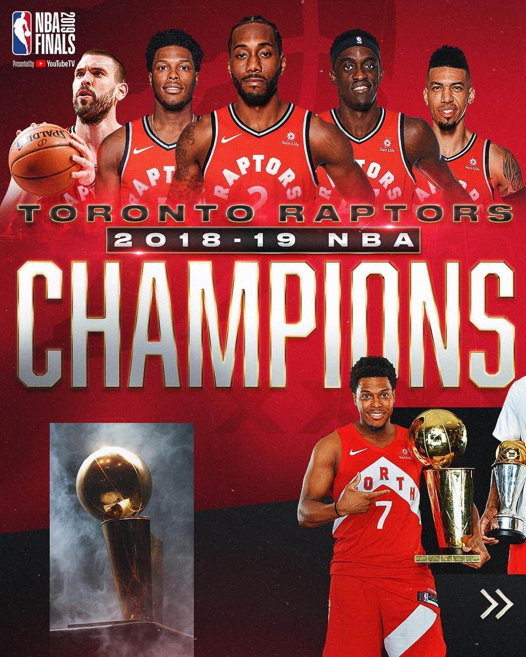 NBAさんのインスタグラム写真 - (NBAInstagram)「The 2019 NBA champion @raptors! #WeTheNorth」6月15日 23時41分 - nba
