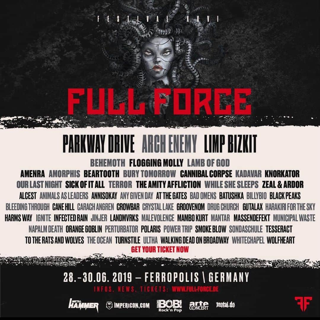 The Amity Afflictionさんのインスタグラム写真 - (The Amity AfflictionInstagram)「Can not wait to hit @withfullforce on the 28th! The line up this year is wild.」6月15日 23時18分 - theamityaffliction