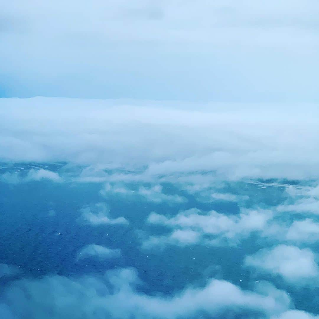 林信行さんのインスタグラム写真 - (林信行Instagram)「Aircraft mildly struck by lightning but landed safely. The all white views outside my window was a bit like the last scene from ‘2001: Odyssey.’ 飛行機の窓のすぐ外、翼のすぐ前にイナビカリが落ちていくのを見ました。 しばし、機内に漂う緊張感。空調とか電気系統の音が聞こえる静けさ。窓の外は雲で真っ白ながらどこか「2001年宇宙の旅」のラストシーンのよう。 これはまだこの世なのか、それとも既にあちら側の世界なのか… １０分ほどの不思議な空気の後、「先ほどの衝撃は雷によるものです。飛行には影響ありません」のアナウンス。 大丈夫とは聞いていたけれど、本当なんですね。 写真撮りたかった。」6月15日 16時15分 - nobihaya