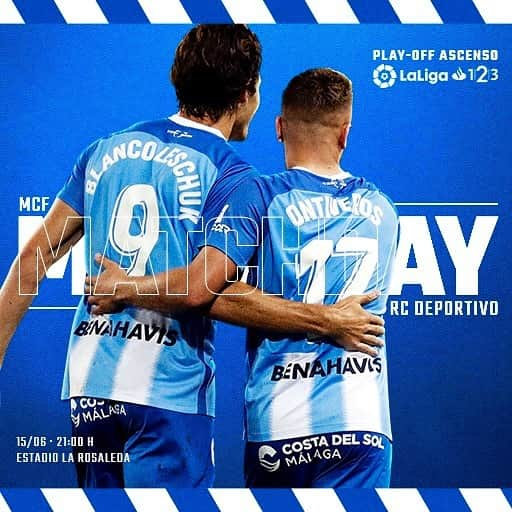 マラガCFさんのインスタグラム写真 - (マラガCFInstagram)「¿Preparados? 💪💙 . #OperaciónRemontadaMCF #VamosMálaga #VamosaVolver」6月15日 17時16分 - malagacf