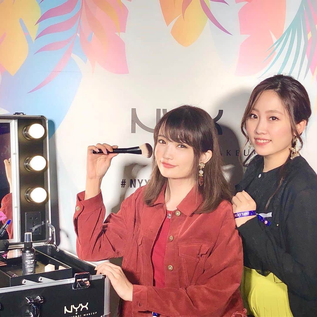のインスタグラム：「💄💄﻿ ﻿ 渋谷で開催されてる @beautycon に﻿ るなちゃんと参加してきました💕﻿ ﻿ beautyconは、﻿ 世界のビューティートレンドに触れられる﻿ US発の大型ビューティーイベント✨💄﻿ ﻿ いろんなコスメブランドとかハーゲンダッツとか﻿ たくさんブースがあって、﻿ すごく盛り上がってた❤️😆﻿ ﻿ ﻿ #beautycon#beautycontokyo#PR#event#make#cosme#shibuya#nyx#イベント#渋谷」