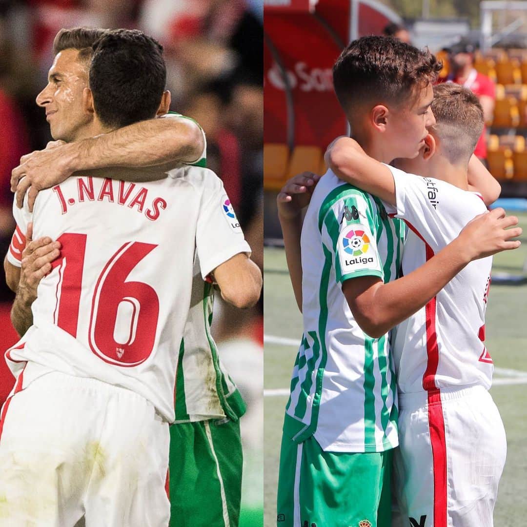 LFPさんのインスタグラム写真 - (LFPInstagram)「Be an example, no matter your age... ❤️🙌🏻💚 • #SevillaFC #RealBetis #ElGranDerbi #LaLigaPromises #FairPlay #Respect」6月15日 19時14分 - laliga