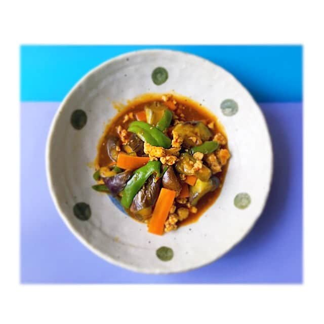 七瀬遥さんのインスタグラム写真 - (七瀬遥Instagram)「麻婆茄子🍆🥕🍆🥕 #麻婆茄子#美味しい#夏野菜#cook #delicious#happy#smile#love#tokyo#japan」6月15日 19時19分 - haruka_mh