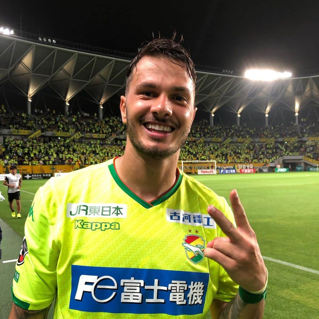 ジェフユナイテッド市原・千葉のインスタグラム：「明治安田生命J2リーグ第18節 vs鹿児島ユナイテッドFC 2◯1 #jefunited  #ジェフ千葉 #JEFYOUNIGHT #KLEBER」