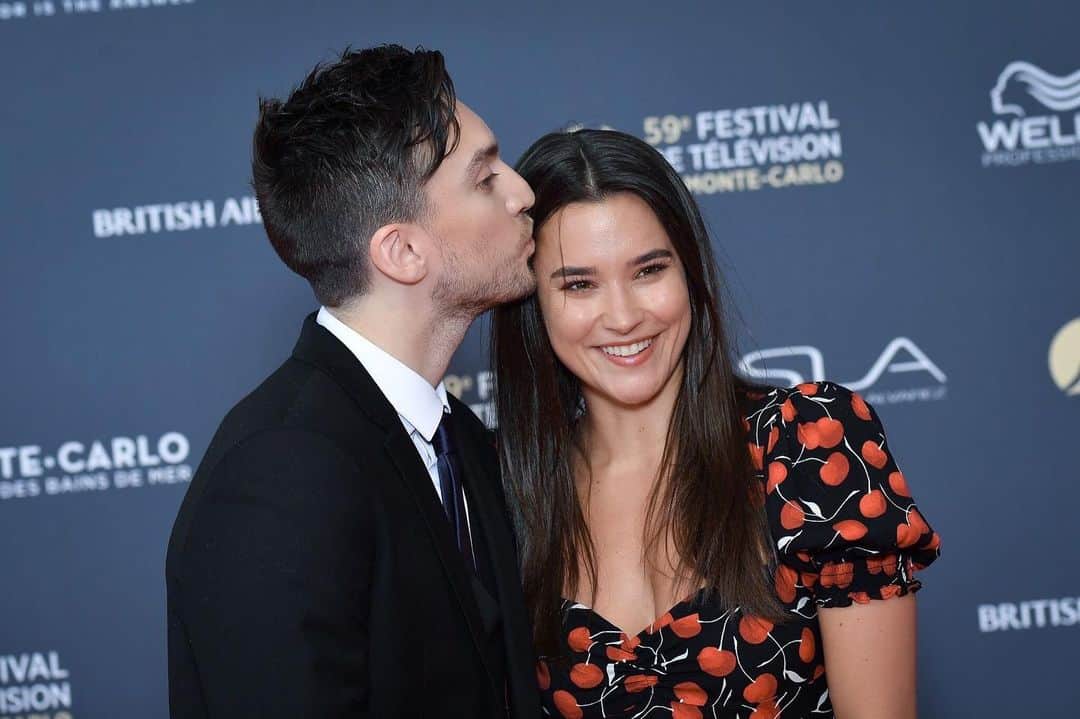 リチャード・ハーモンのインスタグラム：「Thank you @festivaltvmonte_carlo for a lovely opening gala. But mainly thank you to @rhiannonmfish, I’d never miss a chance for you to make me look hideous by comparison.」
