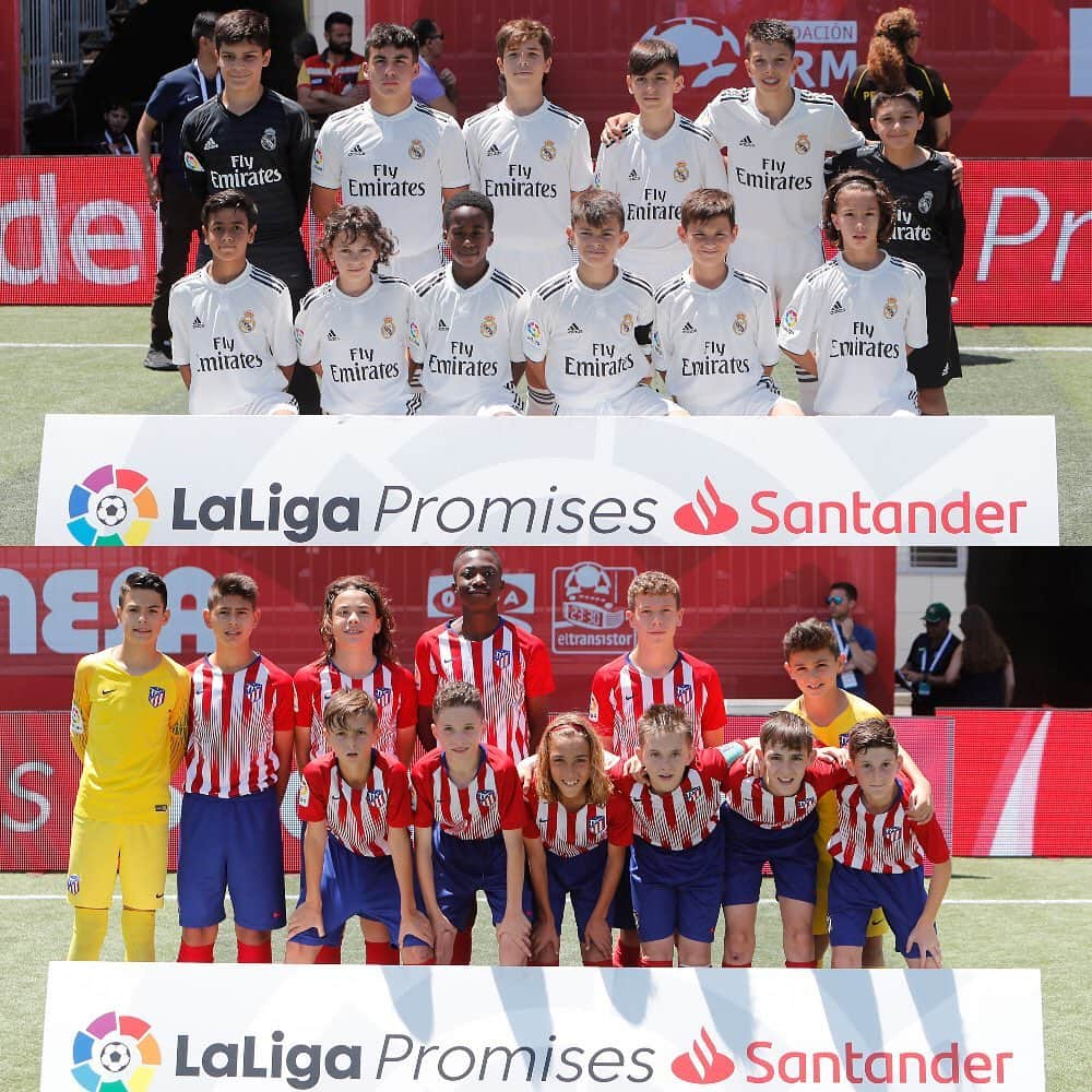 LFPさんのインスタグラム写真 - (LFPInstagram)「The Madrid derby in #LaLigaPromises Santander! Your favourite team is _______. 😍 • #RealMadrid #Atleti #LaLiga #Derby」6月15日 21時14分 - laliga