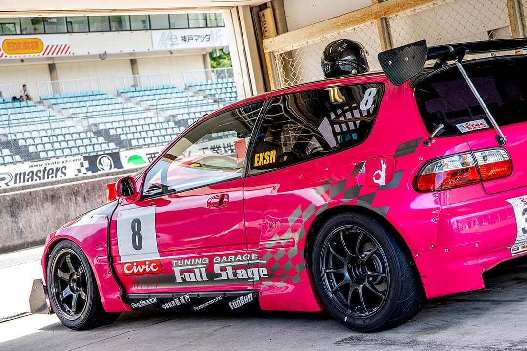 mistbahnさんのインスタグラム写真 - (mistbahnInstagram)「_ Technical Auto Honda EG6 CIVIC _ Shot on 6-June 2019 "HONDA VTEC ONE MAKE RACE Rd.2" at Central Circuit (Hyogo, Japan) car: @technicalauto8888 pinky owner: @technicalauto8888 photo: @mistbahn _ _ JP) 2019年6月8日 セントラルサーキット、ゼロファイターさん主催「HONDA VTEC ONE MAKE RACE」。 _ _ #hondavteconemakerace #zerofighterautocustom #technicalauto8888 #centralcircuit #セントラルサーキット #civic #hondacivic #ホンダシビック #シビック #eg6 #kseries #k20a #k20 #kswapped #osakajdm #kanjo #kanjostyle #kanjoracer #tuningcartimeattack #trackcar #trackstyle #trackspec #timeattack #timeattackjapan #te37 #rays #a050 #rocketbunny #spiritshocks #seidoya」6月15日 21時26分 - mistbahn