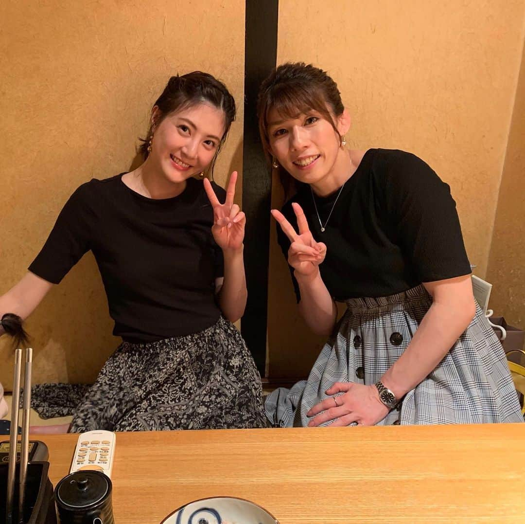 佐藤ありささんのインスタグラム写真 - (佐藤ありさInstagram)「沙保里さんと久しぶりに会えましたー❤️ 話すことたくさんあってあっという間の楽しい時間！またすぐ会いたい😂💓」6月15日 21時33分 - satoarisa920