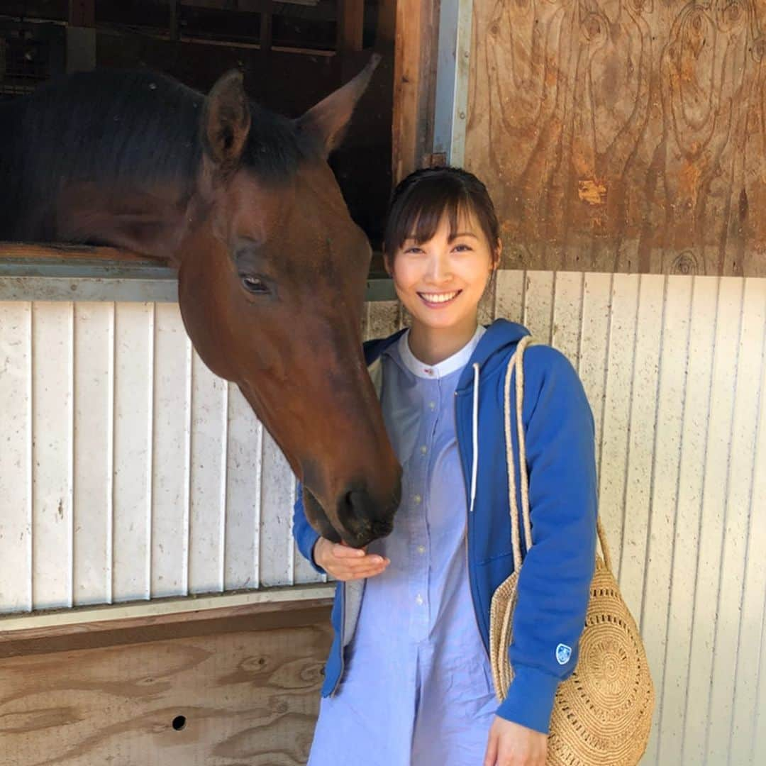 星野涼子さんのインスタグラム写真 - (星野涼子Instagram)「今日もどこかで馬は生まれる という映画を広めて引退馬支援のムーヴメントを作るためのクラウドファンディングが行われていました。 知り合いのかたとその方がお世話をしている引退馬が出演していて、私も作品を観たいと思ってほんの僅かですが支援しました。 プロジェクトを拡散したいなと思っていたところ、先程目標額達成のお知らせが来ました！よかった^_^ たくさんの上映とムーヴメント実現するといいな。 命、その存在はどれほどかけがえのないものなのか。 写真は映画に出演しているキリシマノホシとお友達の息子くんと😊 私は耳絞られて怒られましたが😅、こんなに穏やかな表情も見せてくれました😌  #映画 #今日もどこかで馬は生まれる #クラウドファンディング #引退馬 #馬 #キリシマノホシ #cinema #horse #crowdfund #영화 #경마 #horserescueaustralia #horseracing」6月16日 0時42分 - ryoko.hoshino