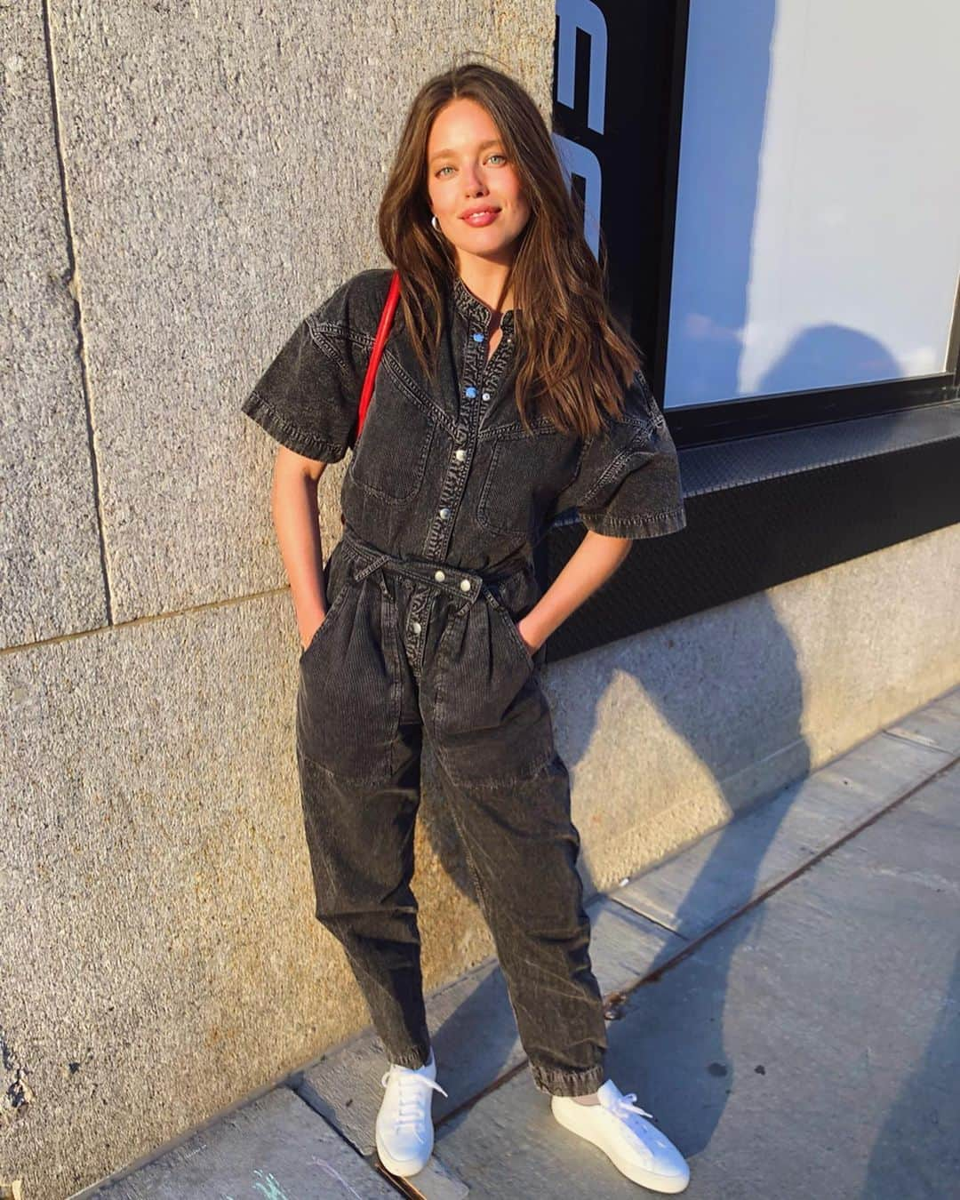 エミリー・DiDonatoさんのインスタグラム写真 - (エミリー・DiDonatoInstagram)「4ever in a onesie 🕺🏼 (lots of questions about this jumpsuit yesterday. It’s @isabelmarant )」6月16日 0時44分 - emilydidonato