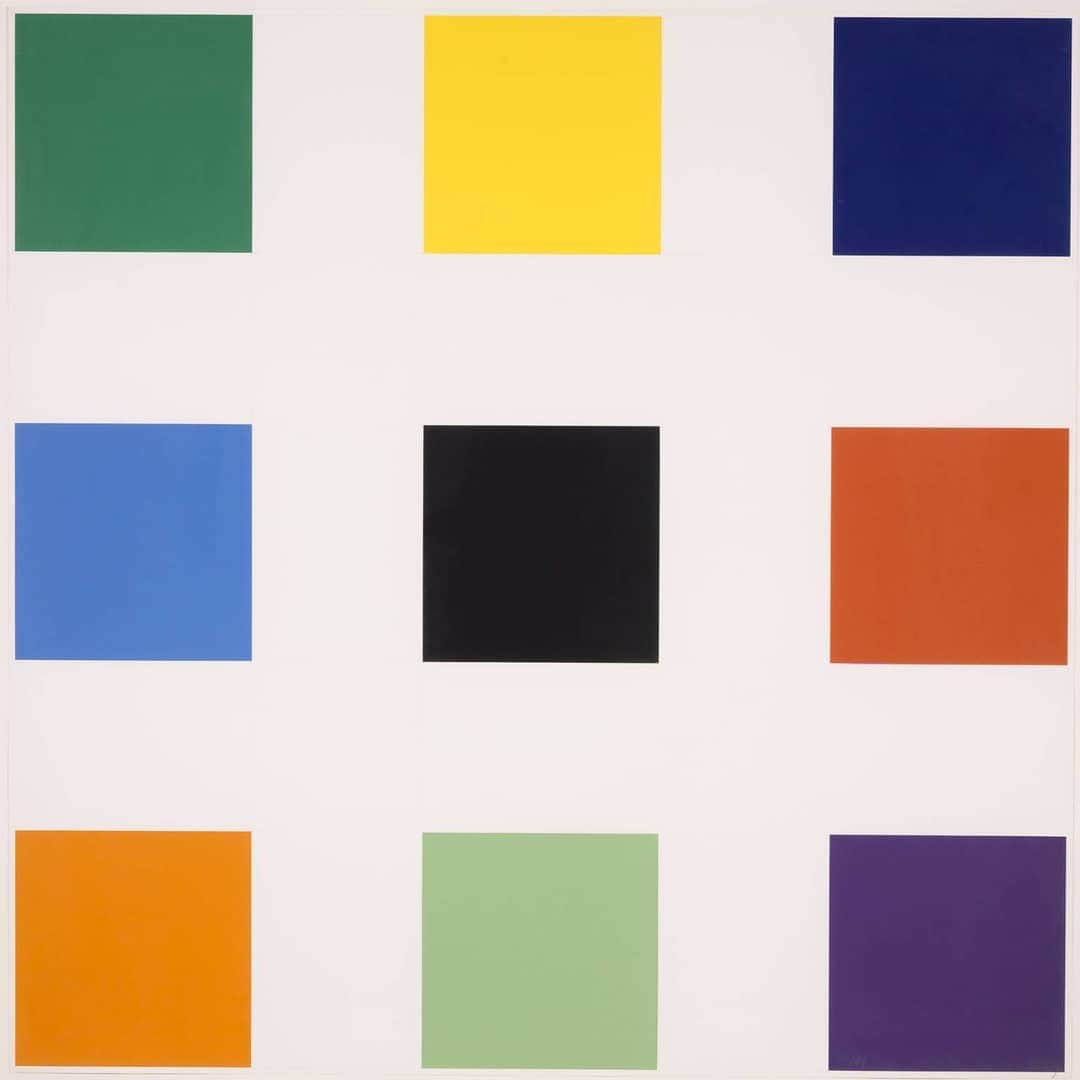 テート・ギャラリーさんのインスタグラム写真 - (テート・ギャラリーInstagram)「'I think that if you can turn off the mind and look only with the eyes, ultimately everything becomes abstract.' - Ellsworth Kelly  Ellsworth Kelly, Nine Squares 1976–7, Tate collection」6月16日 1時24分 - tate