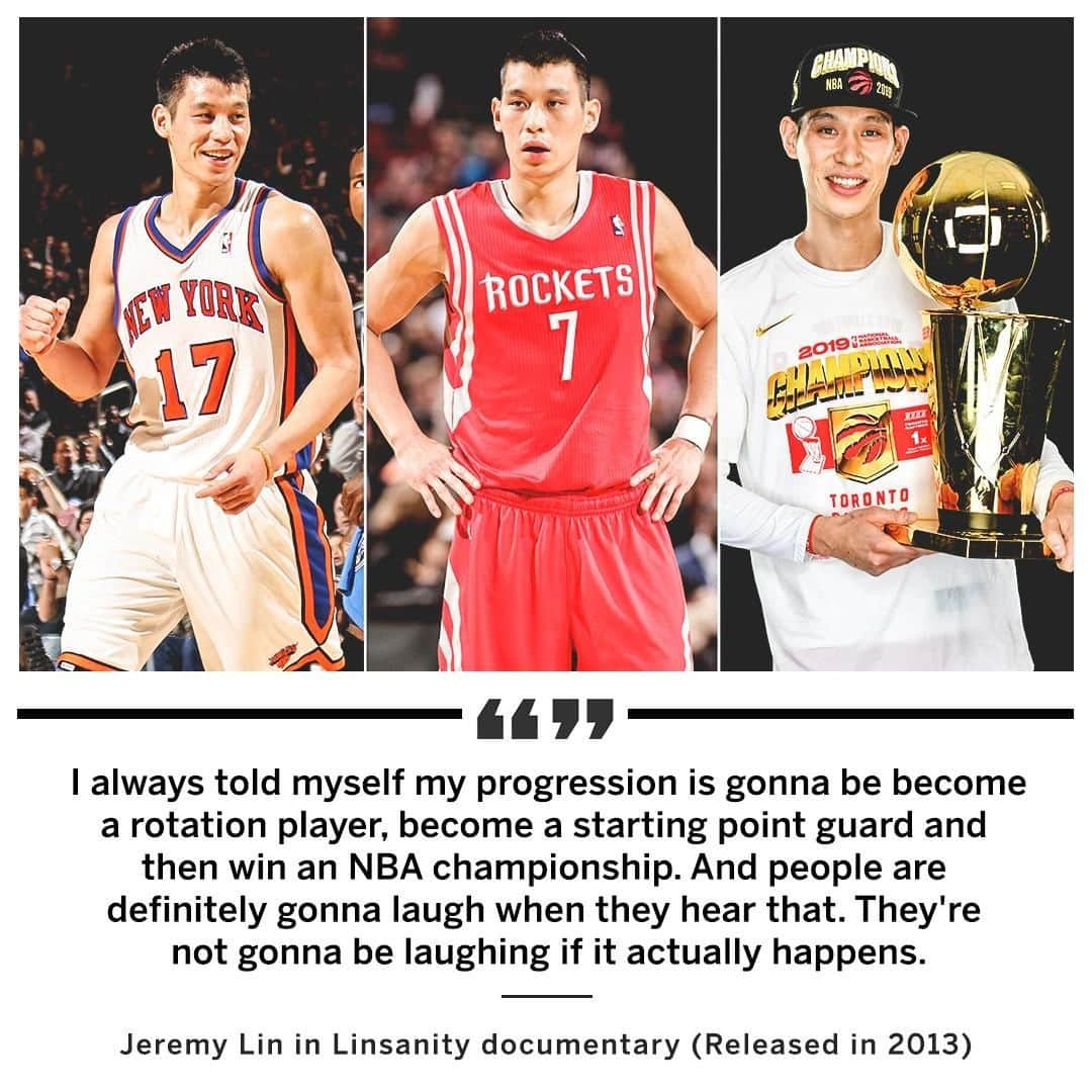 スポーツセンターさんのインスタグラム写真 - (スポーツセンターInstagram)「Jeremy Lin spoke it into existence.」6月16日 1時37分 - sportscenter