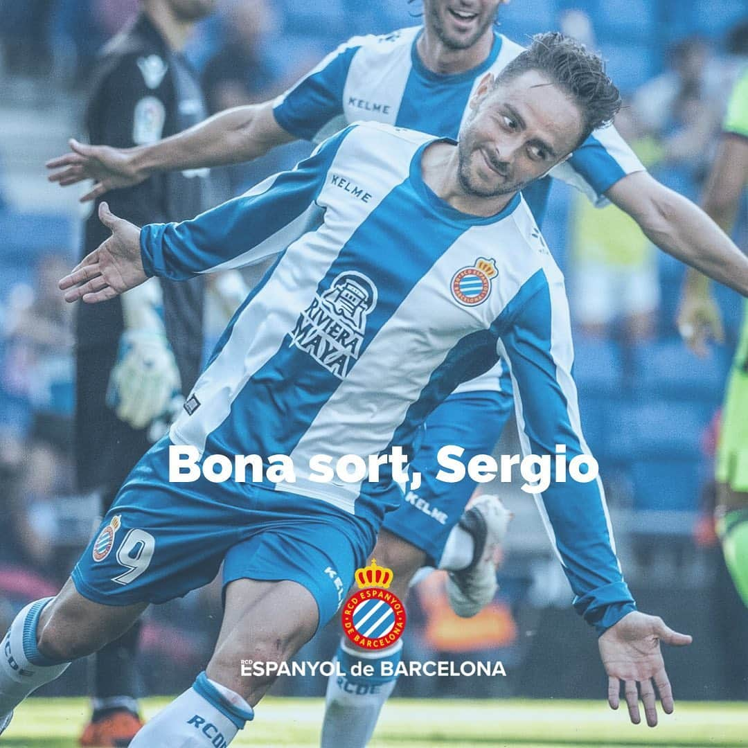 RCDエスパニョールさんのインスタグラム写真 - (RCDエスパニョールInstagram)「@sergiogarcia9of no continuarà al RCD Espanyol de Barcelona. - Hemos disfrutado mucho de tu talento, profesionalidad y compromiso. ¡Buena suerte en la nueva etapa! - #RCDE | #Volem | #EspanyoldeBarcelona」6月16日 2時37分 - rcdespanyol