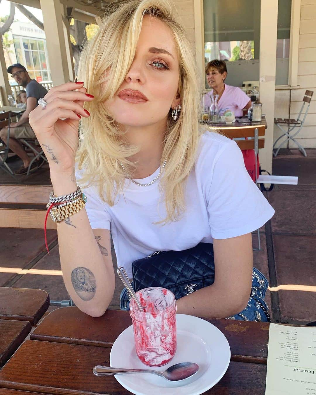 キアラ・フェラーニさんのインスタグラム写真 - (キアラ・フェラーニInstagram)「What have I just finished eating? 🥰」6月16日 2時39分 - chiaraferragni