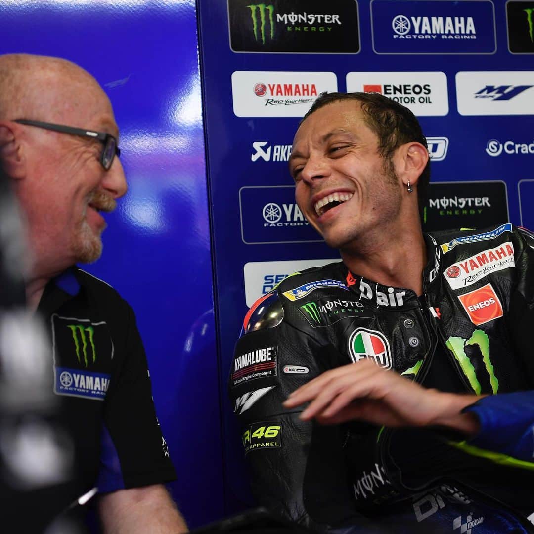 YamahaMotoGPさんのインスタグラム写真 - (YamahaMotoGPInstagram)「@valeyellow46 is in high spirits after qualifying on the second row: "This is very good news for us, because it looks like Yamaha is fast and competitive here. Today I continued where I left off yesterday, with a good pace. I feel good with the bike." . . #MonsterYamaha | #MotoGP | #CatalanGP | #MonsterEnergy | #VR46」6月16日 3時25分 - yamahamotogp
