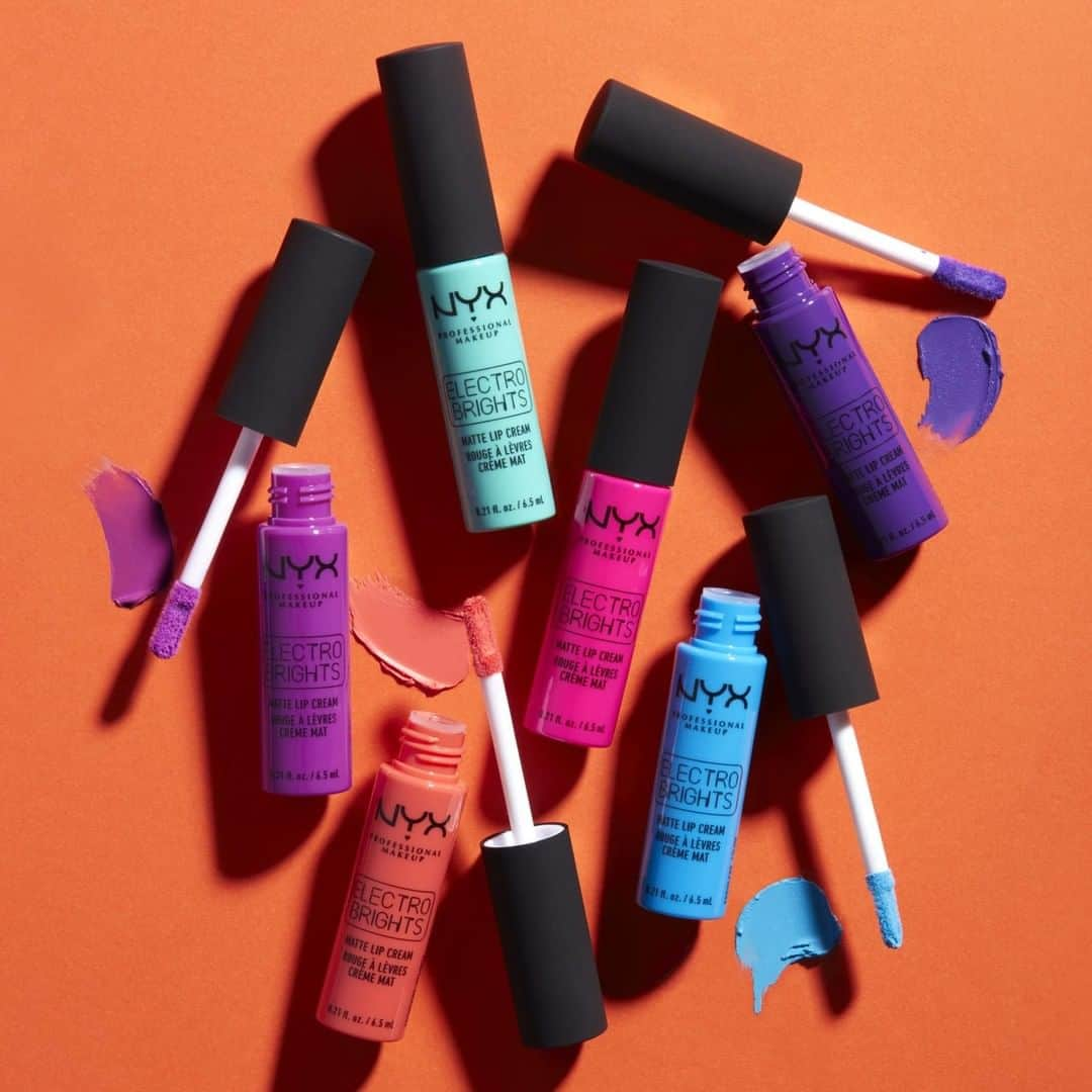 NYX Cosmeticsさんのインスタグラム写真 - (NYX CosmeticsInstagram)「Amp up any look with our NEW Electro Brights Matte Lip Creams ($7.50) ⚡ Shop these high voltage lippies exclusively online & at your nearest #NYXProfessionalMakeup store 💄✨ || #nyxcosmetics #nyxprofessionalmakeup #crueltyfreebeauty」6月16日 5時00分 - nyxcosmetics