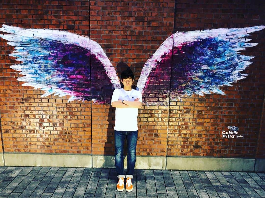 遠藤航のインスタグラム：「はねはえた。 . #インスタ映え  #インスタスポット  #yokohama #横浜 #マリンアンドウォーク  #M&W #minatomirai  #みなとみらい  #はね  #todaysphoto  #遠藤航」