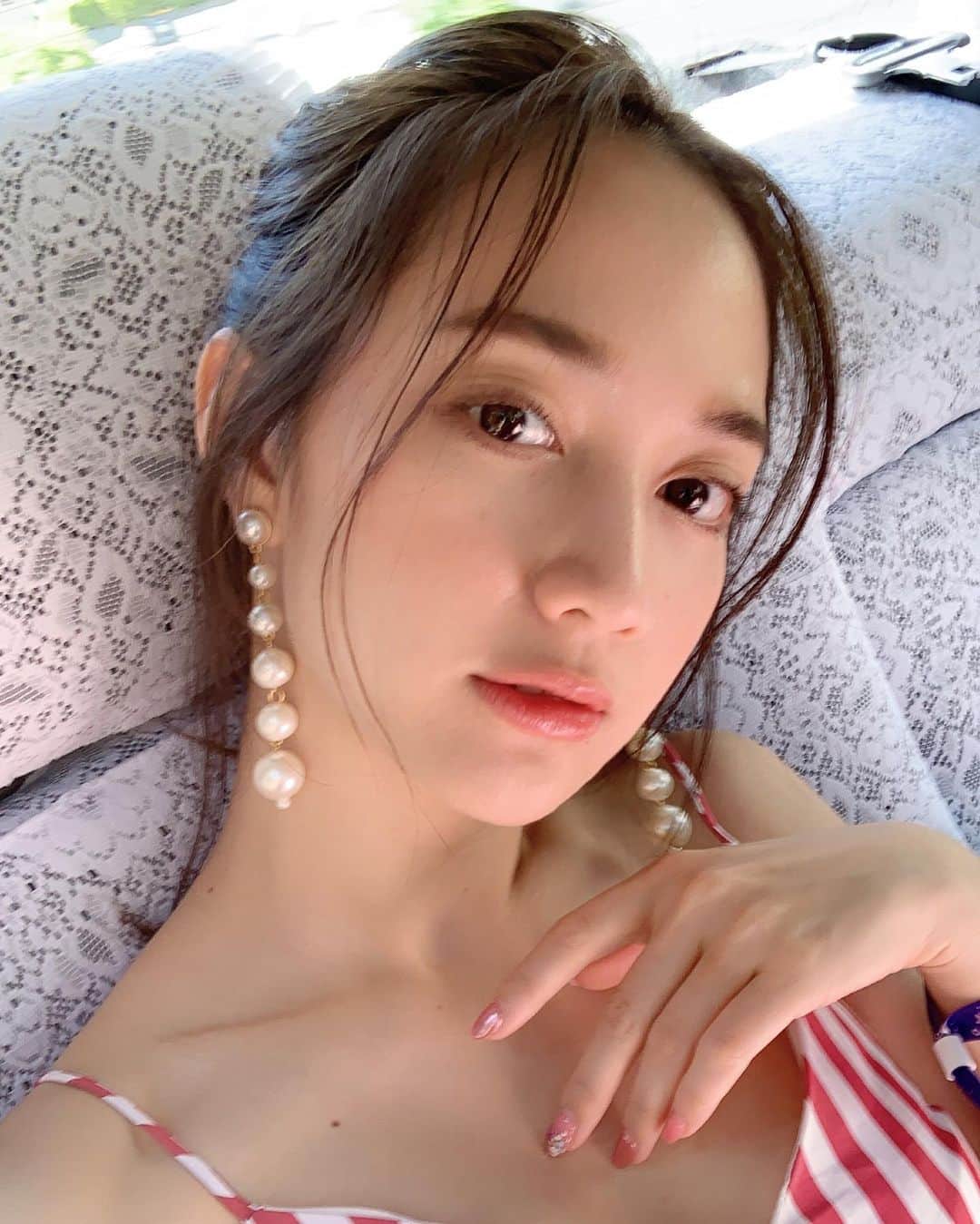 インヤさんのインスタグラム写真 - (インヤInstagram)「@kannyabrand の可愛いイヤリング 💖 #cute #earrings」6月16日 17時26分 - yingya_thanijachinya