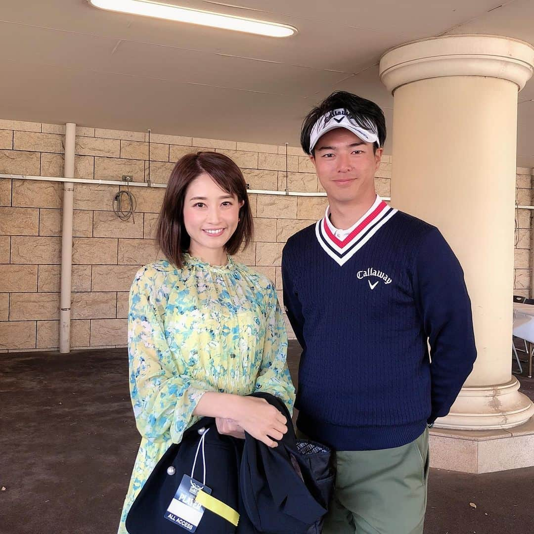 KAORI.OMURA 大村香織さんのインスタグラム写真 - (KAORI.OMURA 大村香織Instagram)「ベストを更新したから早く次のラウンドが待ち遠しい日々✨ ・ 少し前に参加した @pearlygates_official のブランド設立30周年を記念し、 開催しているプロアマの大会「FUTURE GOLF TOURE 2019」で石川遼さんと撮っていただいた1枚☺︎ ・ 今日もゴルフ日和だったなぁー🏌️‍♀️ イメトレはしておこう。笑笑。 と良いお天気でしたね！ ・ 明日からまたお仕事頑張りましょう☺︎ ・ #ゴルフ#golf#プロアマ #パーリーゲーツ#pearlygates #ラウンド#スイング#太平洋成田 #ゴルフ好き#ゴルフ好きな人と繋がりたい #ゴルフシーズン#春#桜#ゴルフコーデ #ゴルフウェア  #FUTUREGOLFTOUR#ゴルフ女子#プロ#ブービー賞#ピンク#pink#大人可愛い#アラフォー#アラフォーライフ#石川遼#石川遼プロ#記念撮影#golfwear#プロゴルファー#golfr」6月16日 17時54分 - kaori.omura