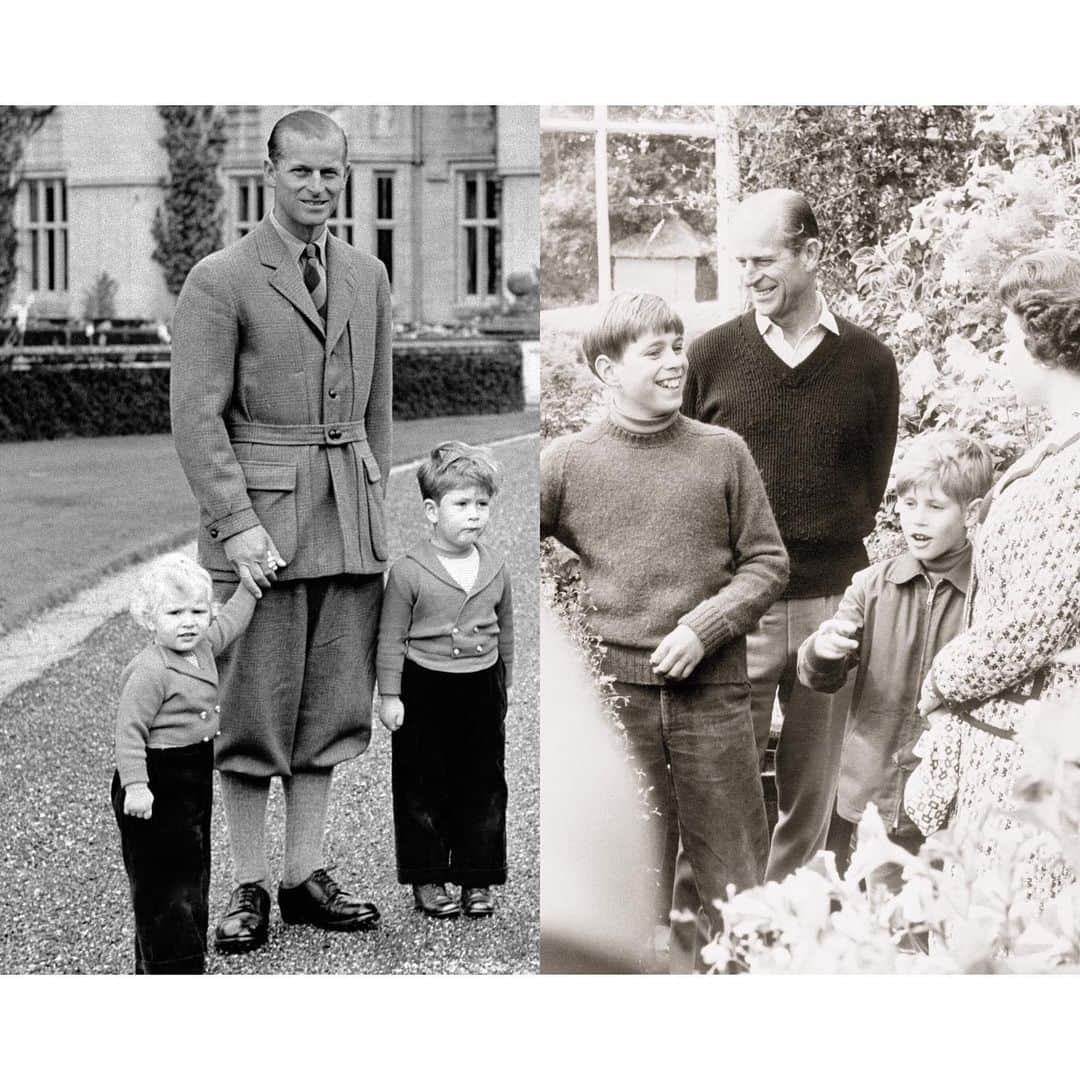 ロイヤル・ファミリーさんのインスタグラム写真 - (ロイヤル・ファミリーInstagram)「Wishing all our followers a very Happy Father’s Day!  Both of these images were taken at Balmoral Castle in Scotland.  The first one features The Duke with his eldest children, The Prince of Wales and The Princess Royal, and was taken in 1952.  The second image was taken in 1972 and features The Duke of York and The Earl of Wessex. 📷PA」6月16日 18時00分 - theroyalfamily